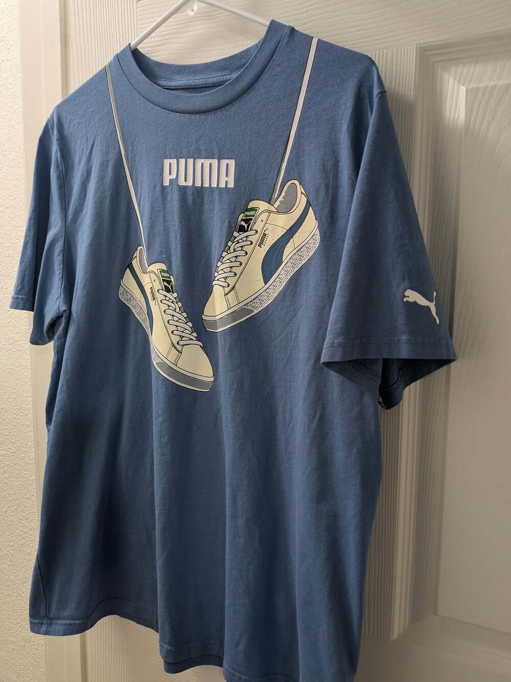 Puma Graphic Sneaker T-Shirt Blue